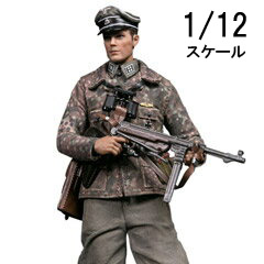 【DAM】PES003 1/12 WW2 Das Reich German Panzer Division Major  ドイツ軍 装甲師団 親衛隊少佐 1/12スケールフィギュア