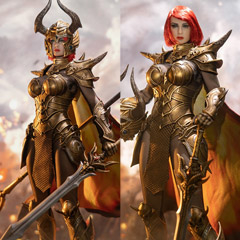 【TBLeague】TBリーグ PL2020-173A 1/6 Knight of Fire Golden ナイト・オブ・ファイアー 女性騎士 ゴールド