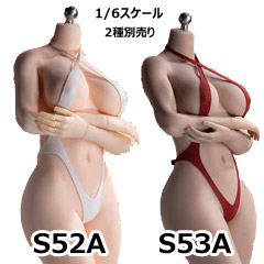 【TBLeague】Female Super Flexible Seamless Bodies PLLB2023-S52A (pale) S53A (suntan)