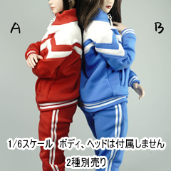 【SA Toys】SA042 A/B 1/6 Classic Youth School Uniform Set 1/6 クラシック 学生 ジャージ 体操服 女性用服