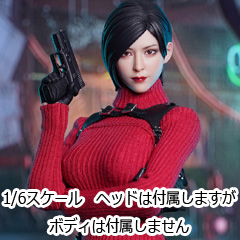 【SUPERDUCK】SET087 女性エージェント スパイ 1/6スケール 女性ヘッド＆コスチュームセット