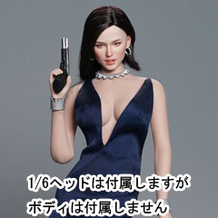 【SUPERDUCK】SET088 CIA エージェント 1/6スケール 女性ヘッド＆コスチュームセット