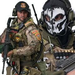 SoldierStory SS107 1//6 Iraq Special Operations Forces SAW GUNNER Merrell Boots
