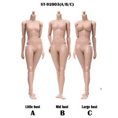 【POPtoys】92003 XING  Sun Tan 形 1/6スケール 女性ボディ ドールボディ 素体 サンタン