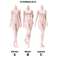 【POPtoys】92006 XING  Pale 形 1/6スケール 女性ボディ ドールボディ 素体 ペール