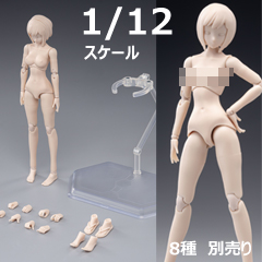 【86TOYS & Longshan Metal】1/12 half pack of glue female body 女性 美少女 アクションフィギュア