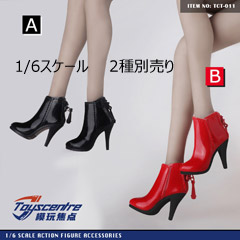 【TOYSCENTRE】TCT-011 AB Women's boots 女性ドール用ブーツ 1/6スケール 女性用シューズ