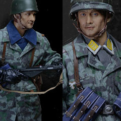 【UJINDOU】UD9009 1/6 WW2 German Fallschirmjager Ardennes 1944 WW2ドイツ軍 降下猟兵 アルデンヌ バルジの戦い
