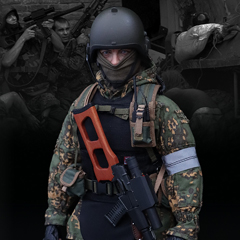 【UJINDOU】UD9025 1/6 TsSN FSB at Beslan School Siege 2004 ロシア連邦保安庁 ベスラン学校占拠事件2004