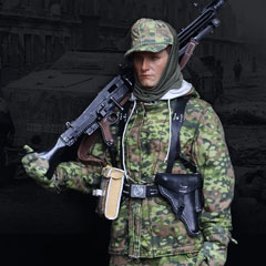 【UJINDOU】UD9051 1/6 WW2 11.FrW.Pz.Gren.Div"Nordland", Vistula- Oder 1945 WW2 ドイツ軍