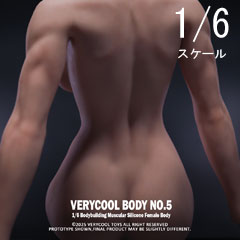 【VeryCool】BODY NO.5 VCD-05B 1/6  Silicone Female Body マスキュラータイプ
