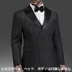 【POPtoys】X32 Men’s striped suit 1/6スケール 男性用フォーマルスーツ 1/6スケール男性フィギュア用コスチューム