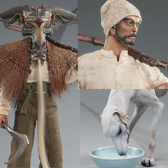 【Yi Nian Workshop】1/6 一念工房 - 『一念旅社』第四章 - 山人 1/6スケール男性フィギュア＆老犬