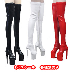 【ZYTOYS】ZY1014 High zipper women's boots ロングブーツ 1/6スケール 女性用シューズ