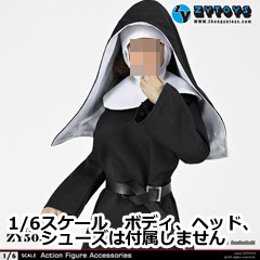 【ZYTOYS】ZY5050 Nun Clothes Set 女性ドール用 修道女 服 1/6スケール 女性コスチューム