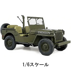 【ZYTOYS】JP001 WW2 U.S. 1/4 Ton 4×4 Truck Willys MB Jeep 1/6 Scale Model (Green)