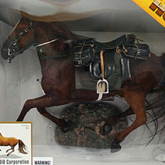 【DID】ULTIMATE REALISTIC HORSE for all era Charging 馬(走る)鞍＝黒色