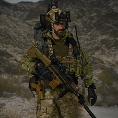 【EASY&SIMPLE】26042S Army Special Forces Sniper Arid Version 1/6スケールミリタリーフィギュア