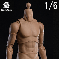 【WorldBox】AT042 1/6 Durable Body アジア系 1/6スケール 男性ボディ素体 デッサン人形