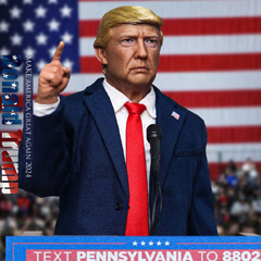 【BLACKBOXTOYS】BBT9033A ドナルド・トランプ アメリカ合衆国第47代大統領 1/6スケール男性フィギュア