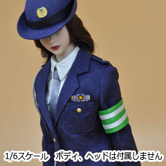 【CUKE TOYS】MA-019 Japanese Female Uniform 女性 婦警 婦人警官 警備員 警察官 警官 制服 1/6スケール 女性コスチューム セット