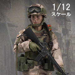 【crazyfigure】LW001 1/12 アメリカ陸軍 75thレンジャー連隊 タスクフォースレンジャー チョークリーダー 1993 ソマリア
