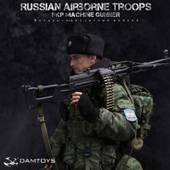 【DAM】No.78025 ELITE SERIES RUSSIAN AIRBORNE TROOPS PKP MACHINE GUNNER ロシア空挺軍 PKP 機関銃兵 1/6フィギュア