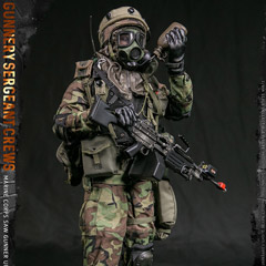 【DAM】No.78082 1/6 Marine Corps SAW GUNNER urban warfare exercises “Gunnery sergeant Crews”