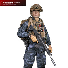 【DAM】DMS009 1/6 OPERATION RED SEA 紅海行動 オペレーション：レッドシー 蛟龍 中国人民解放軍海軍 特種部隊 コープスマン - 衛生兵