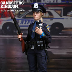 【DAM】GKS003 Gangsters Kingdom SIDE STORY：OFFICER A.LEWIS ルイス 女性警察官 1/6フィギュア