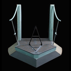 【DID】E60059C WW2 German U-Boat Conning tower gun deck diorama Set part C