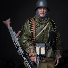 【Facepoolfigure】FP007A 1/6 Discover History Series MG42 Machine Gunner at Ardennes WW2ドイツ陸軍 MG42機関銃手 アルデンヌ