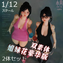 【FUN TOYS】FT01B Heart Throb Girl Xiao Yue Deluxe Version 憧れ少女 小月 豪華版 1/12 アクションフィギュアボディ デッサン人形