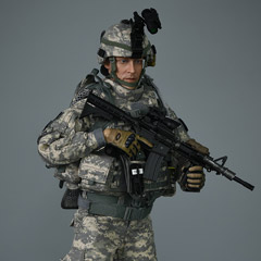 【General's Armoury】GA1005 US ARMY MK14 MARKSMAN アメリカ陸軍 マークスマン 1/6スケールミリタリーフィギュア