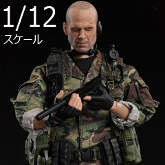 【crazyfigure】LW019 1/12 NAVY SEALS Commando Captain