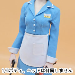 【CUKE TOYS】MA-043 The Murderess Set 女性暗殺者 ウェイトレス ダイナー カフェ店員 制服 1/6スケール 女性コスチューム セット
