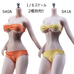 【TBLeague】1/6 scale female seamless bodies Tall and slender type PLLB2021-S40A (pale) S41A (pale) TBリーグ