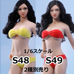 【TBLeague】1/6 scale female seamless bodies with Head Sculpt PHMB2022-S48(pale) S49(suntan)