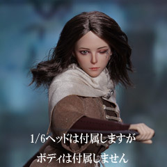 【SUPERDUCK】SET081 美少女 1/6スケール 女性ヘッド＆コスチュームセット