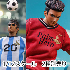 【DID】SF80007B/R 1/12 Palm Simple Fun Series - The Footballer Blue Team/Red Team サッカー選手 フットボーラー