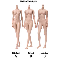 【POPtoys】92005 XING  Sun Tan 形 1/6スケール 女性ボディ ドールボディ 素体 サンタン