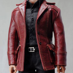 【TTL Toys】TT-68014 Red ジャケットスーツ 1/6ドール用スーツセット