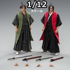 【TWTOYS】TW2149B 1/12 Sasaki Kojiro (Deluxe Edition)  1/12 佐々木小次郎 侍 浪人 DX版 1/12スケールアクションフィギュア 2体セット