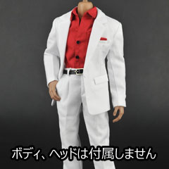 【ZYTOYS】ZY5006 1/6スケール 男性用スーツ ホワイト