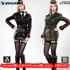 【ZYTOYS】ZY5035 Female Uniform 女性ミリタリーユニフォーム 軍服  1/6スケール 女性ヘッド＆コスチュームセット