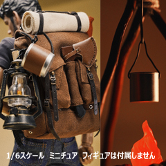【i-bag mini】i-b001AB 1/6 Frost River Style Canvas Camping backpack バッグパック キャンプ道具セット