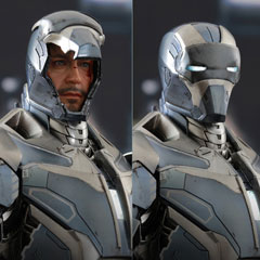 【ホットトイズ】MM#309『アイアンマン３』 １／６スケールフィギュア　アイアンマン・マーク４０（ショットガン）