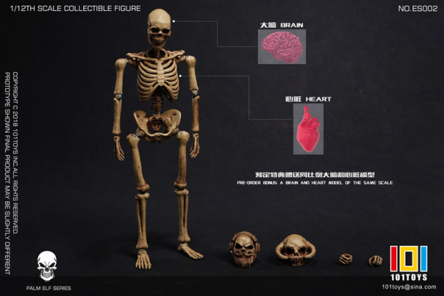 101TOYS】ES002 1/12 PALM ELF SERIES SKELETON FRAME BODY