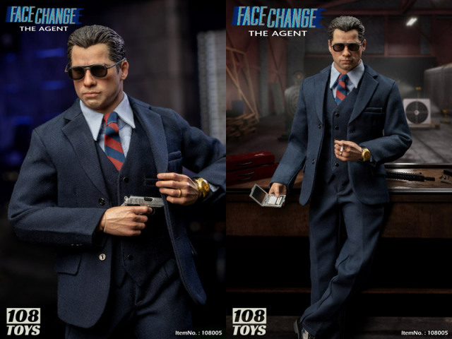 ▼▼108TOYS Face Change THE AGENT 1/6 アクションフィギュア 108005 108Toys】108005 1/6 Face Change The Agent フェイスチェンジ