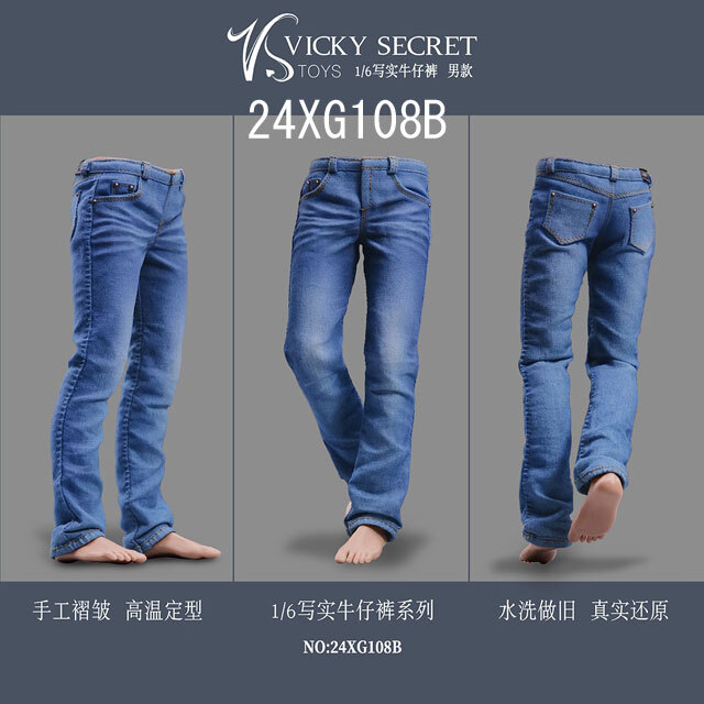 VICKY SECRET toys】VStoys 24XG108/24XG109 1/6 Jeans Pants ジーンズ
